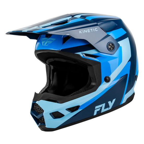 Casque cross Fly 2027 Kinetic Sync - Bleu