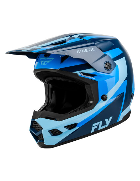 Casque cross Fly 2027 Kinetic Sync - Bleu