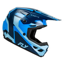 Casque cross Fly 2027 Kinetic Sync - Bleu 2