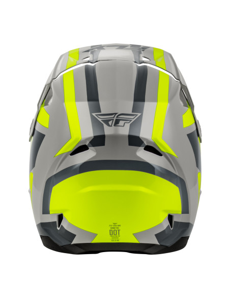 Casque cross Fly 2027 Kinetic Sync - Gris Jaune fluo
