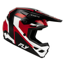 Casque cross Fly 2027 Kinetic Sync - Noir Rouge Blanc 2