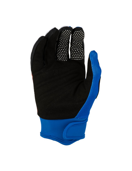 Gants cross enfant Fly 2027 F-16 Raze - Rouge Blanc Bleu