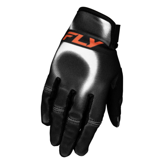 Gants cross enfant Fly 2027 Kinetic Torch - Noir Blanc Orange