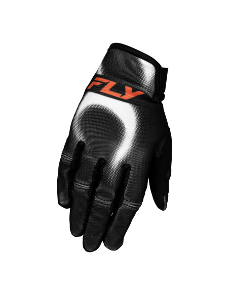 Gants cross enfant Fly 2027 Kinetic Torch - Noir Blanc Orange