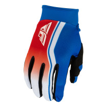 Gants cross Fly 2027 F-16 Raze - Rouge Blanc Bleu