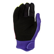 Gants cross Fly 2027 F-16 Raze - Violet Rouge Jaune 2