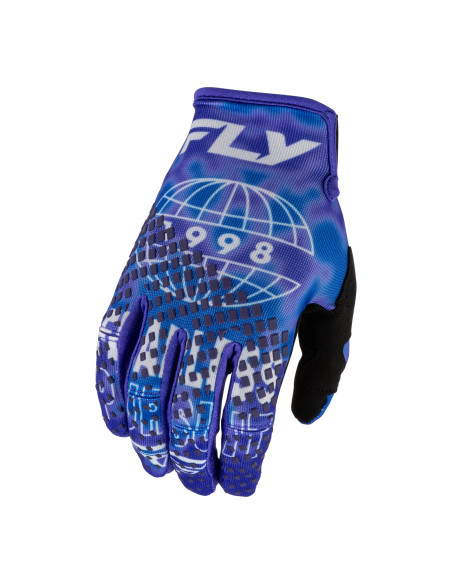 Gants cross Fly 2027 Kinetic Blur - Bleu