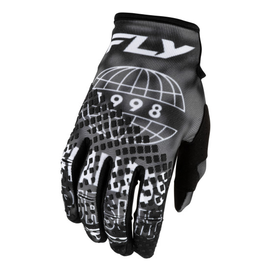 Gants cross Fly 2027 Kinetic Blur - Noir Gris