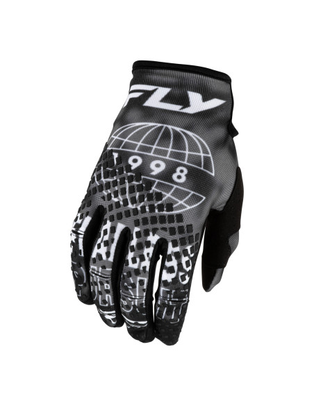 Gants cross Fly 2027 Kinetic Blur - Noir Gris