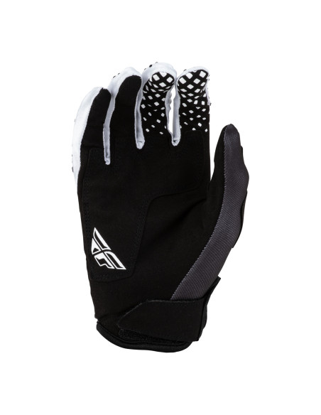 Gants cross Fly 2027 Kinetic Fade - Noir Blanc Jaune fluo