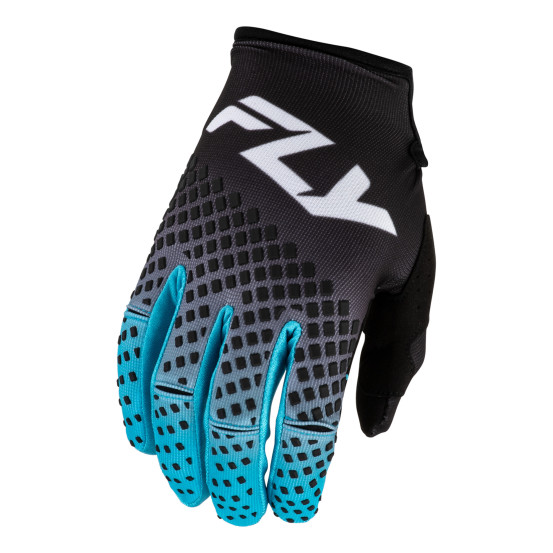 Gants cross Fly 2027 Kinetic Fade - Noir Bleu Blanc