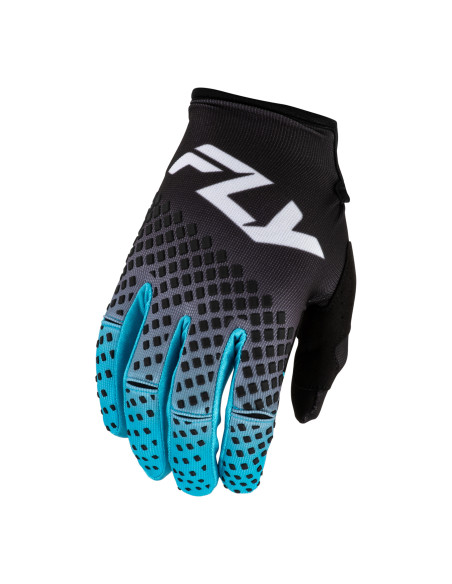 Gants cross Fly 2027 Kinetic Fade - Noir Bleu Blanc