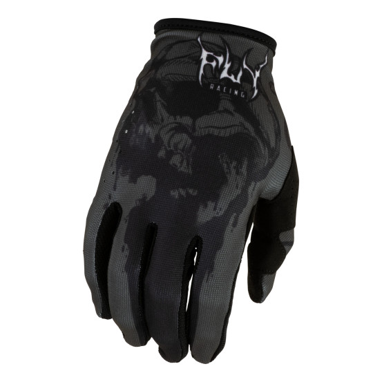 Gants cross Fly 2027 Lite Dark Series - Gris Noir