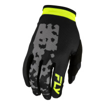Gants cross Fly 2027 Lite Flake - Gris Jaune fluo Noir