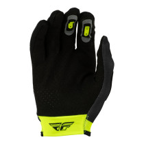 Gants cross Fly 2027 Lite Flake - Gris Jaune fluo Noir 2
