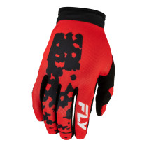 Gants cross Fly 2027 Lite Flake - Rouge Noir