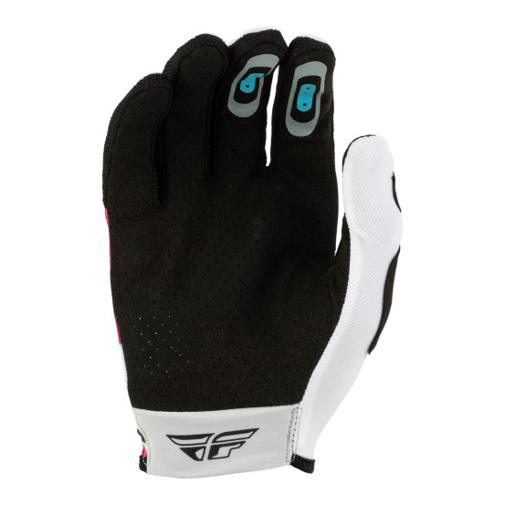 Gants cross Fly 2027 Lite Vibe - Blanc Rose Bleu