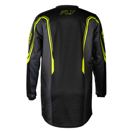 Maillot cross enfant Fly 2027 F-16 Raze - Noir Gris