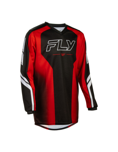 Maillot cross enfant Fly 2027 F-16 Raze - Noir Rouge Blanc