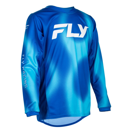 Maillot cross enfant Fly 2027 Kinetic Torch - Bleu