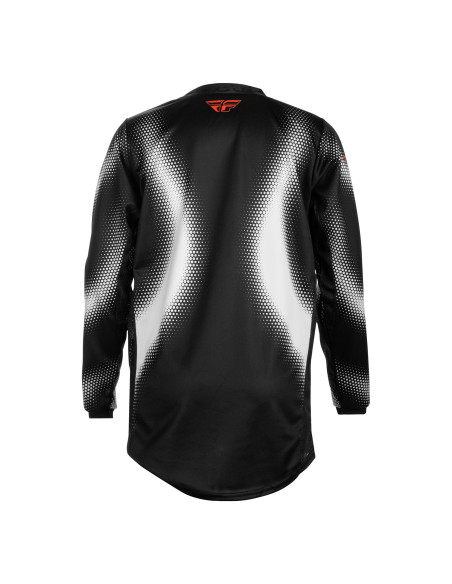 Maillot cross enfant Fly 2027 Kinetic Torch - Noir Blanc Orange