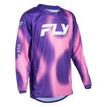 Maillot cross enfant Fly 2027 Kinetic Torch - Violet Rose 2