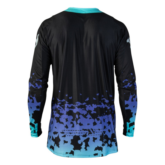 Maillot cross enfant Fly 2027 Lite Flake - Noir Gris Multicolore