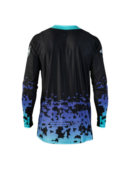 Maillot cross enfant Fly 2027 Lite Flake - Noir Gris Multicolore