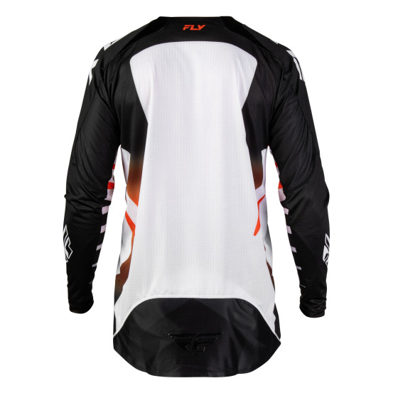 Maillot cross Fly 2027 Evolution DST Bolt - Blanc Noir Orange