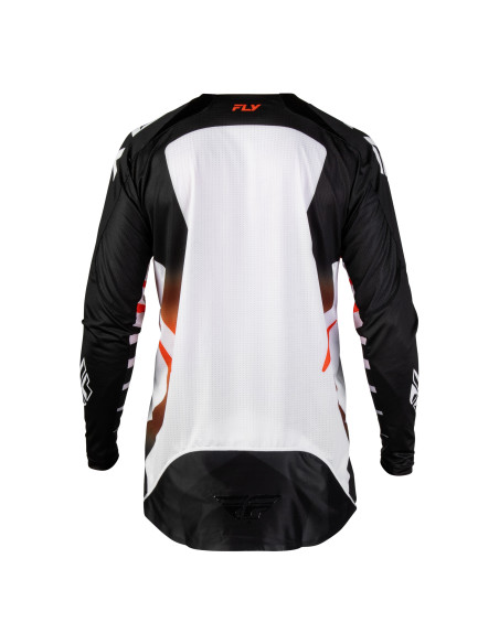 Maillot cross Fly 2027 Evolution DST Bolt - Blanc Noir Orange