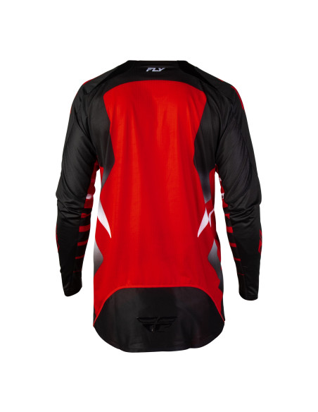 Maillot cross Fly 2027 Evolution DST Bolt - Rouge Noir Blanc