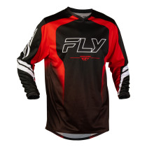 Maillot cross Fly 2027 F-16 Raze - Noir Rouge Blanc