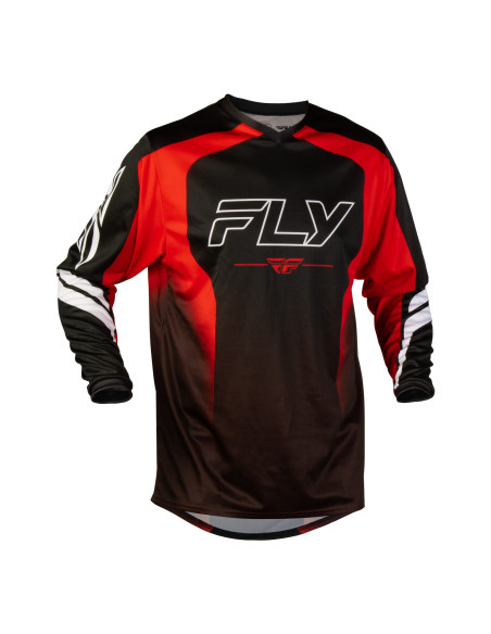 Maillot cross Fly 2027 F-16 Raze - Noir Rouge Blanc