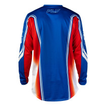 Maillot cross Fly 2027 F-16 Raze - Rouge Blanc Bleu 2