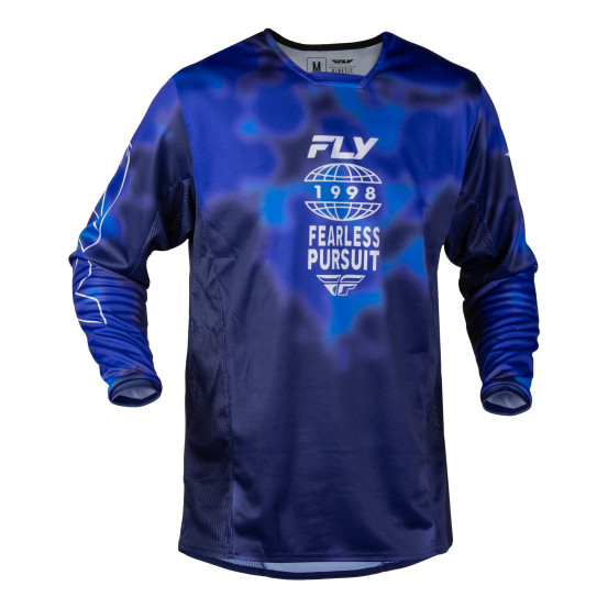 Maillot cross Fly 2027 Kinetic Blur - Bleu