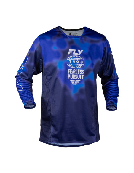 Maillot cross Fly 2027 Kinetic Blur - Bleu