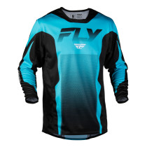 Maillot cross Fly 2027 Kinetic Fade - Bleu Noir Blanc