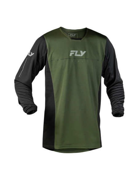 Maillot enduro Fly 2027 Patrol - Vert forêt Noir