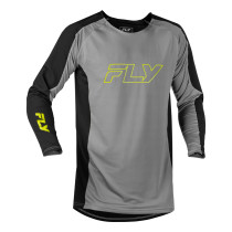 Maillot enduro Fly 2027 Patrol Elite - Gris Noir Jaune fluo
