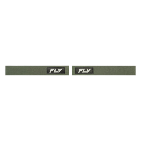 Masque cross Fly 2027 Focus Sand écran fumé foncé - Vert Noir