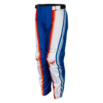 Pantalon cross enfant Fly 2027 F-16 Raze - Rouge Blanc Bleu