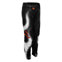 Pantalon cross enfant Fly 2027 Kinetic Torch - Noir Blanc Orange 2