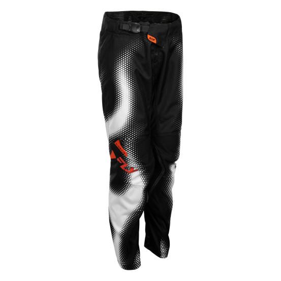 Pantalon cross enfant Fly 2027 Kinetic Torch - Noir Blanc Orange