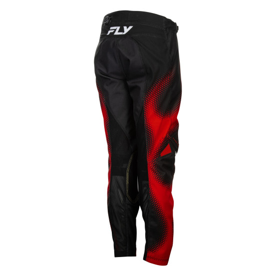 Pantalon cross enfant Fly 2027 Kinetic Torch - Noir Rouge Blanc