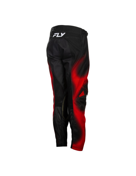 Pantalon cross enfant Fly 2027 Kinetic Torch - Noir Rouge Blanc