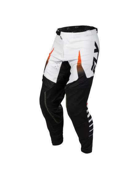 Pantalon cross Fly 2027 Evolution DST Bolt - Blanc Noir Orange