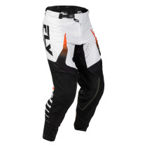 Pantalon cross Fly 2027 Evolution DST Bolt - Blanc Noir Orange 2