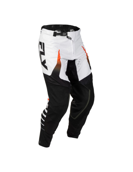 Pantalon cross Fly 2027 Evolution DST Bolt - Blanc Noir Orange