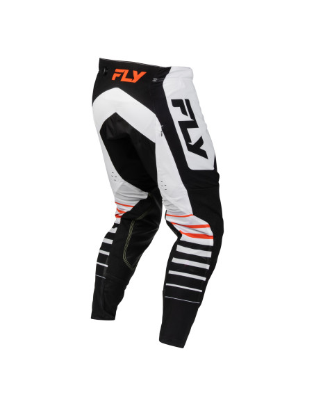 Pantalon cross Fly 2027 Evolution DST Bolt - Blanc Noir Orange