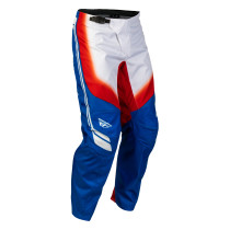 Pantalon cross Fly 2027 F-16 Raze - Rouge Blanc Bleu 2